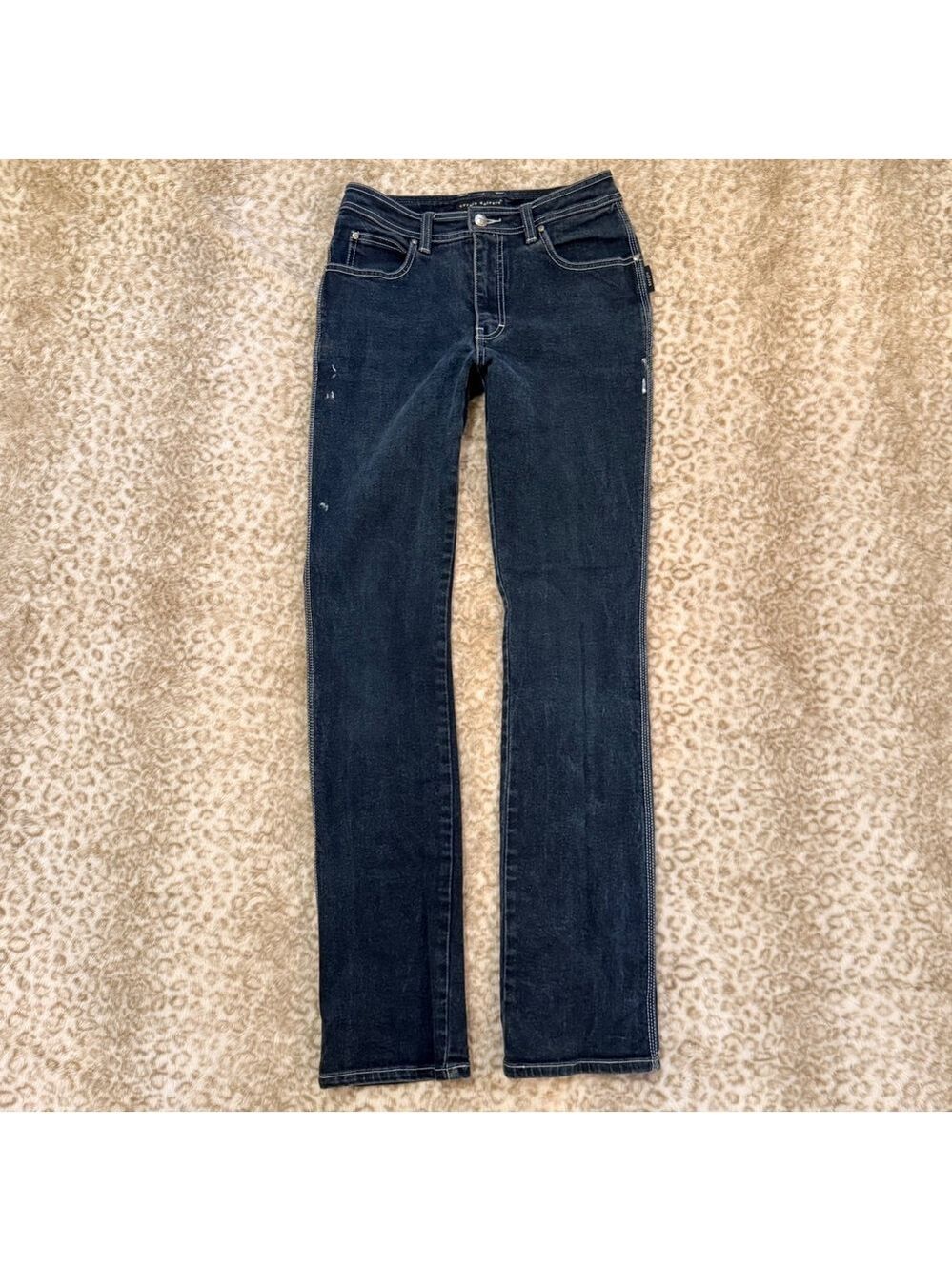 Sergio Valente Straight Leg Dark Blue Jeans